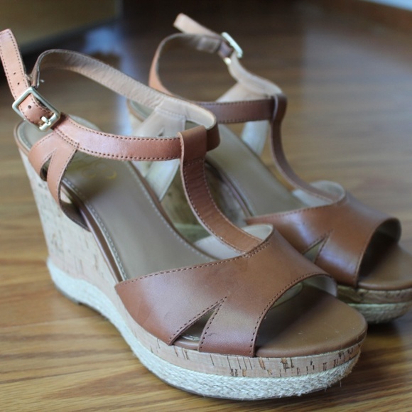 franco sarto t strap sandals